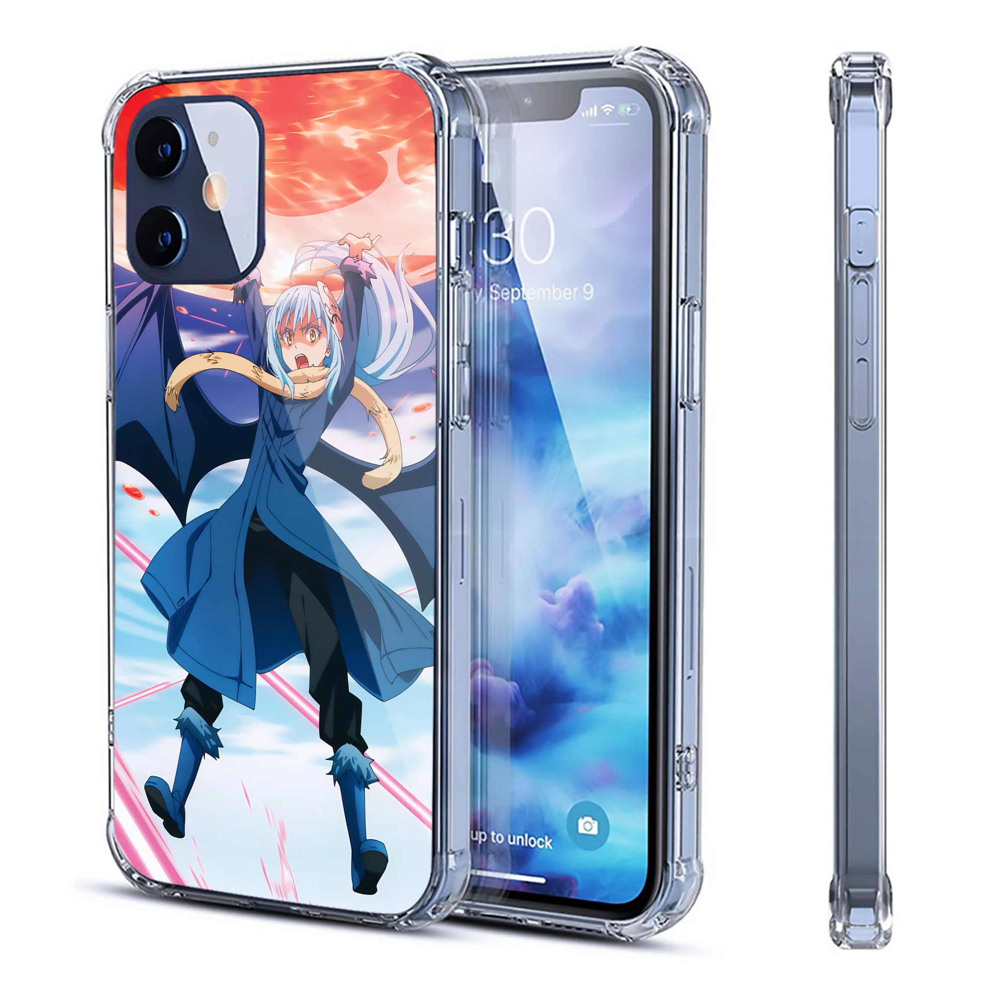 （画像用） 転スラ Regarding Reincarnated to Slime 【iPhone 12シリーズ対応】透明スマホケース（クリアソフトケース）